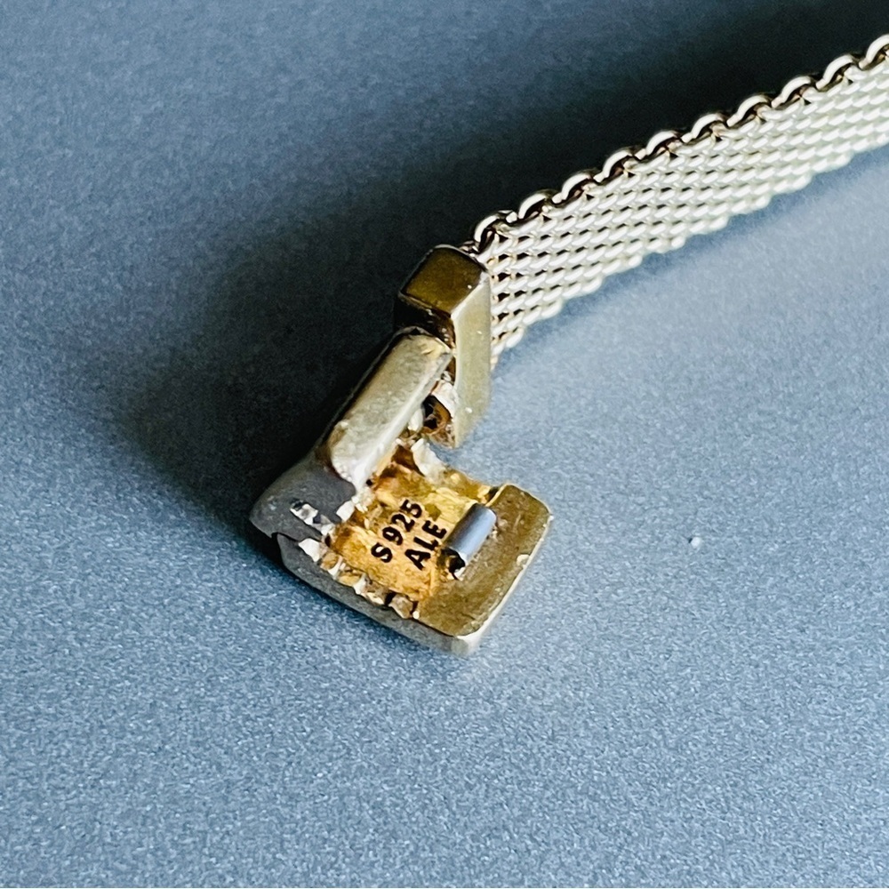 Pandora Reflexions Gold Plat Mesh Bracelet WITHOUT CLIP CHARMS - Picture 15 of 16
